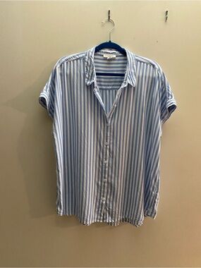beachlunchlounge Spencer Striped Button-Down Shirt